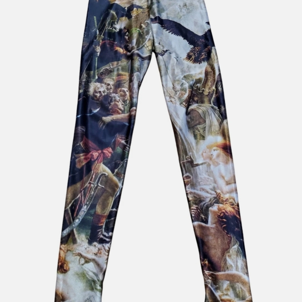 *RARE* Blackmilk Limited Museum Art Leggings: "Call of Napolean" - Retired - Med